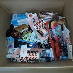 Hair Accessory Box, 68+ New Items! Brushes,Curling Irons & More! See Description